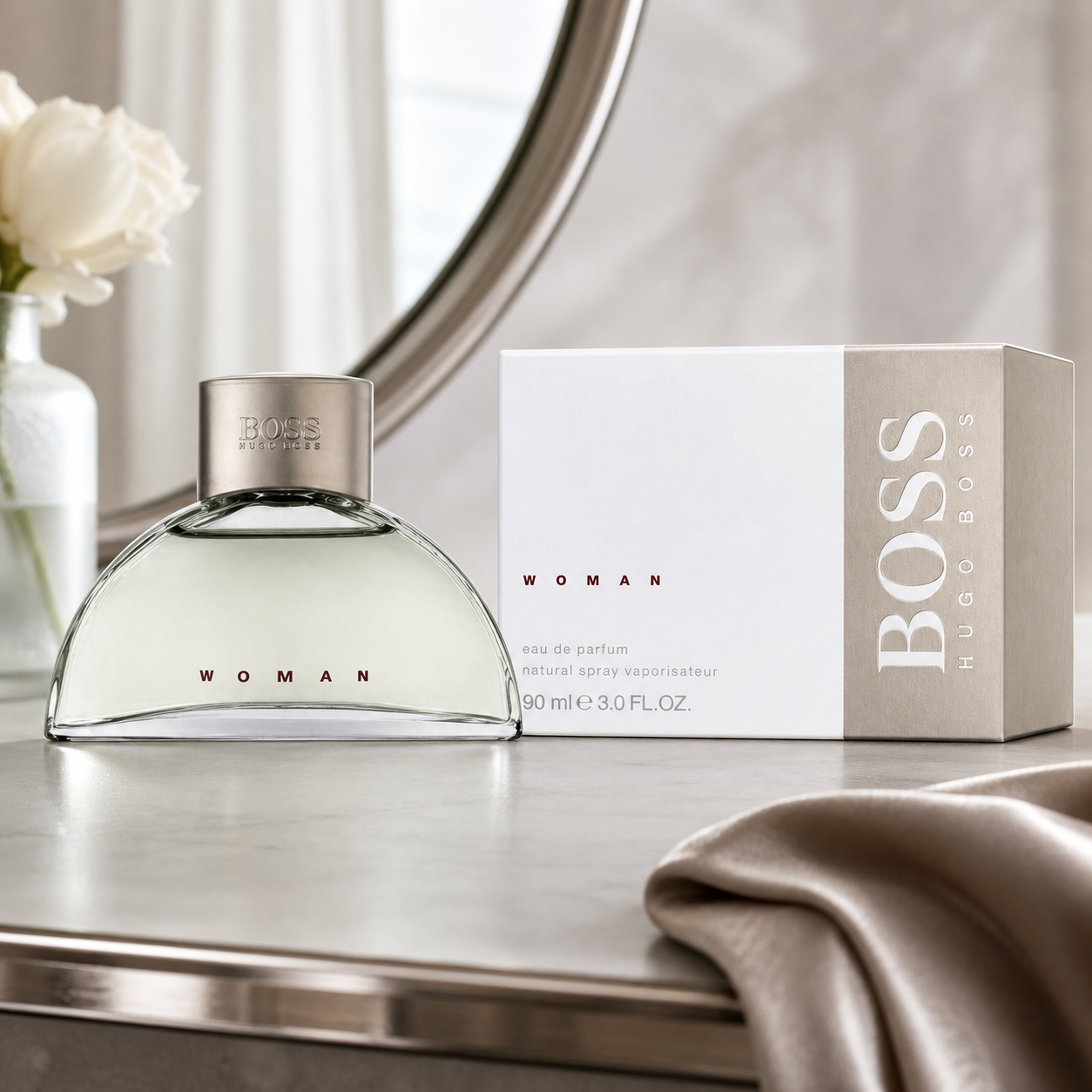 Hugo Boss Boss Woman Eau de Parfum 90ml dressing table image
