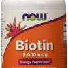 Biotin, 5000mcg - 120 vcaps