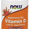 Vitamin D, 1000 IU Vegetarian - Dry - 120 vcaps