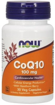 CoQ10 mit Weißdornbeere, 100mg - 30 pflanzliche Kapseln