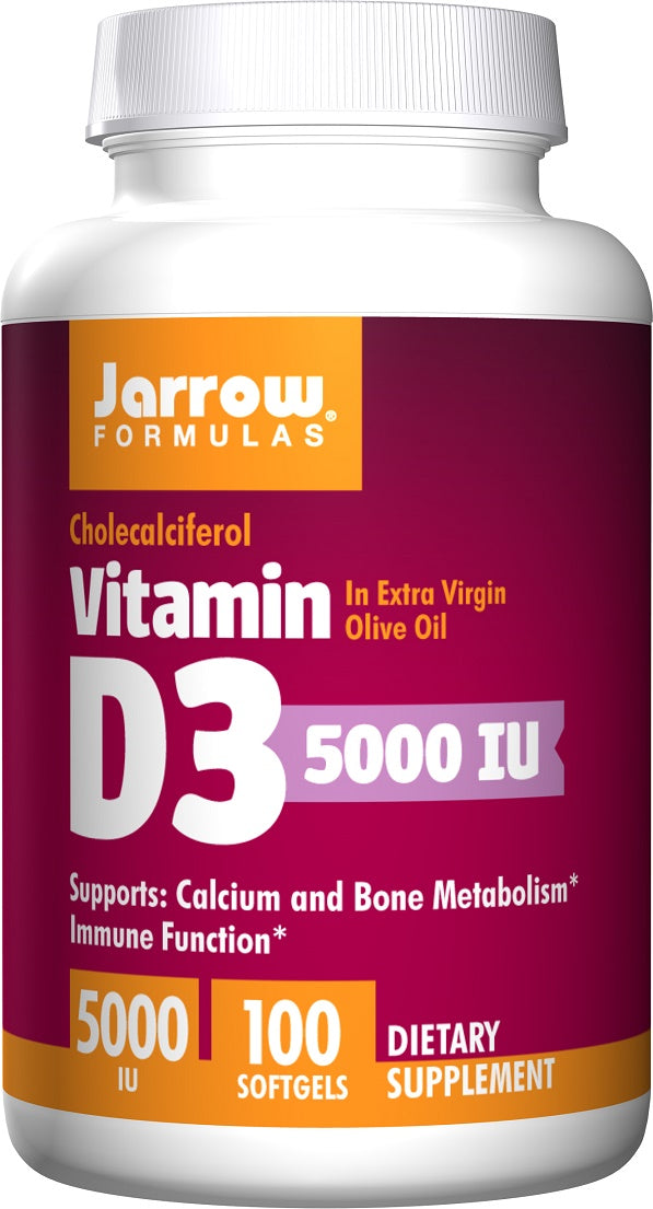 Vitamin D3, 5000 IE - 100 Weichkapseln