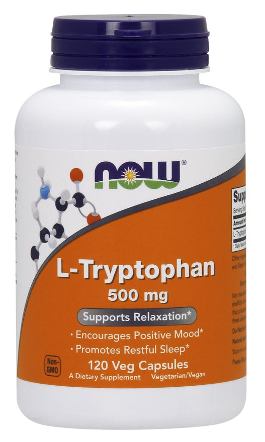 L-Tryptophan, 500mg - 120 pflanzliche Kapseln