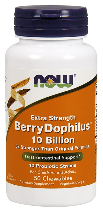BerryDophilus, 10 Milliarden (Extra stark) – 50 Kautabletten