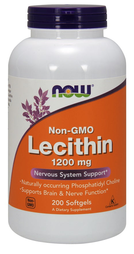 Lecithin, 1200mg GMO-frei – 200 Weichkapseln