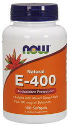 Vitamin E-400 IU with Selenium - 100 softgels