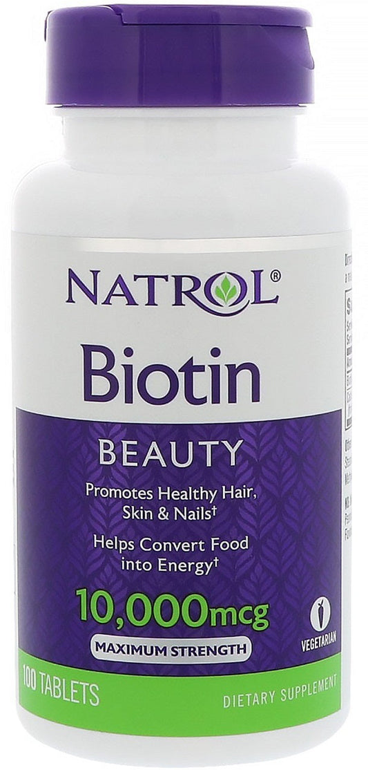Biotin, 10000mcg – 100 Tabletten