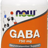 GABA, 750mg - 100 pflanzliche Kapseln