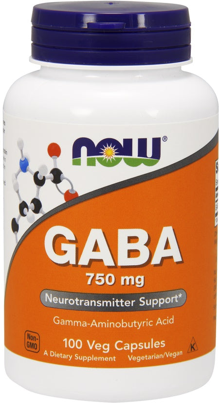GABA, 750mg - 100 pflanzliche Kapseln
