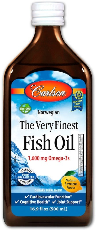 The Very Finest Fish Oil, Natural Lemon - 500 ml. - Natural Lemon