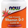 Vitamin D-3, 2000 IU - 30 softgels