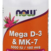 Mega D-3 & MK-7 - 60 vcaps