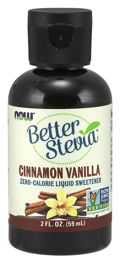Better Stevia Liquid, Cinnamon Vanilla - 59 ml.