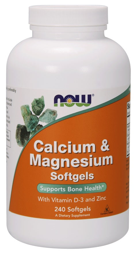 Calcium & Magnesium mit Vit D und Zink - 240 Weichkapseln