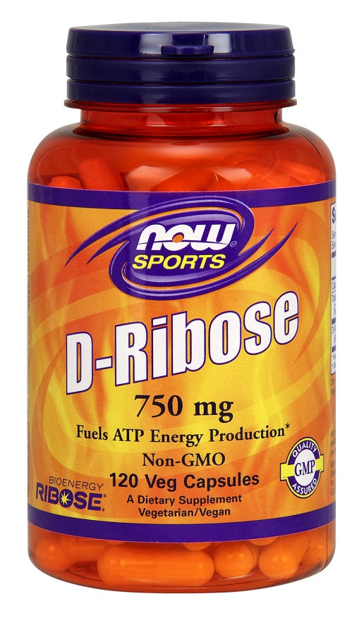 D-Ribose, 750mg - 120 Vcaps