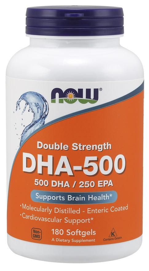 DHA-500, 500 DHA / 250 EPA – 180 Weichkapseln
