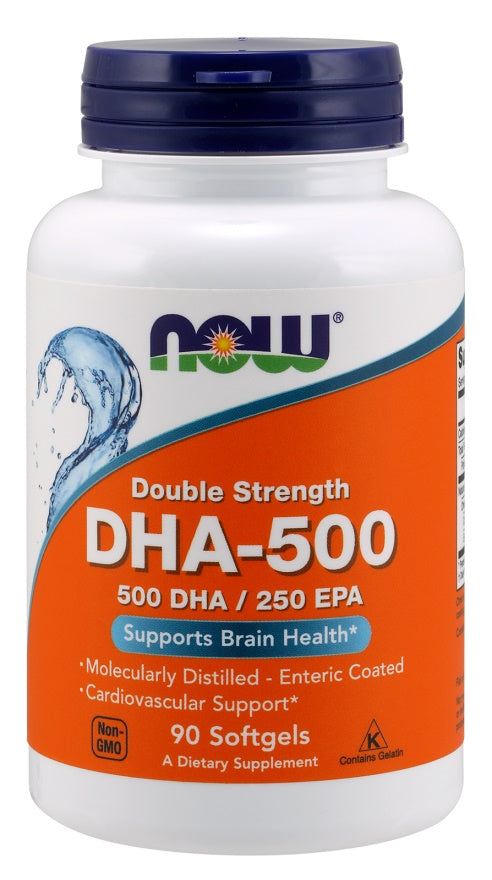 DHA-500, 500 DHA / 250 EPA – 90 Weichkapseln