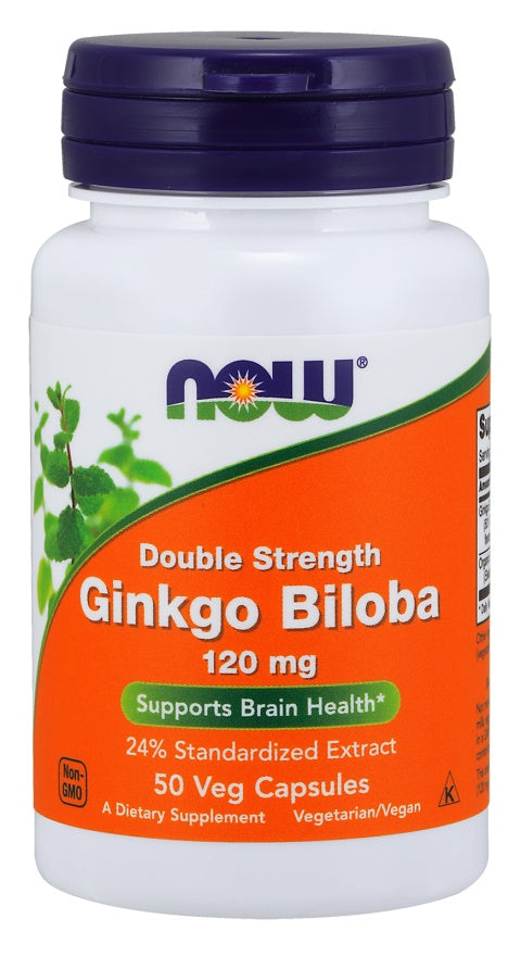 Ginkgo Biloba Doppelstärke, 120mg - 50 vcaps