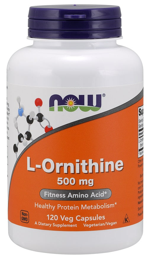 L-Ornithin, 500 mg – 120 pflanzliche Kapseln