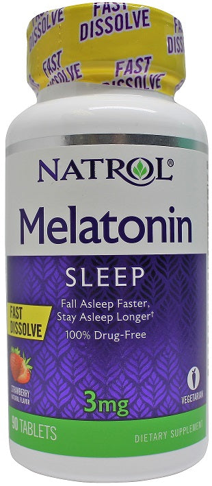 Melatonin Schnellauflösend, 3 mg - 90 Tabletten