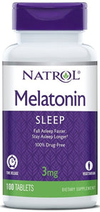 Melatonin Time Release, 3mg - 100 tabs