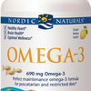 Omega-3, 690mg Lemon (Fish Gelatin) - 60 softgels