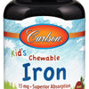 Kid's Chewable Iron, 15mg Strawberry - 60 tablets