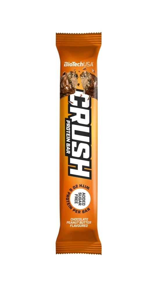 Crush Bar, Chocolate Peanut Butter - 12 x 64g - Chocolate Peanut Butter