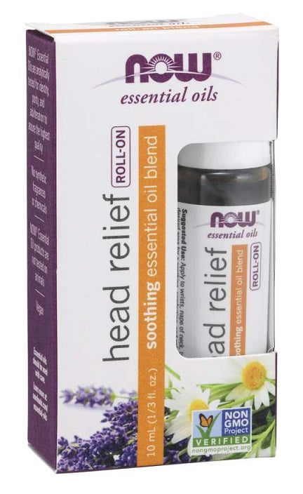 Ätherisches Öl, Kopfweh-Roll-on-Mischung - 10 ml.
