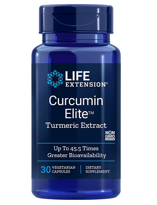 Curcumin Elite Kurkuma-Extrakt – 30 pflanzliche Kapseln