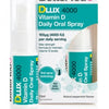 DLux 4000 Daily Vitamin D Oral Spray, Natural Peppermint - 15 ml.