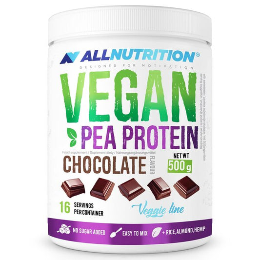Vegan Pea Protein, Chocolate - 500g - Chocolate