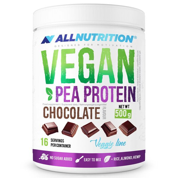 Vegan Pea Protein, Chocolate - 500g - Chocolate