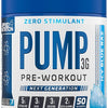 Pump 3G Pre-Workout (Zero Stimulant), Icy Blue Raz (EAN 634158794353) - 375g - Icy Blue Raz (EAN 634158794353)