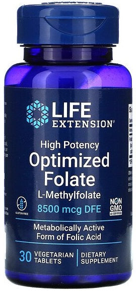 Hochwirksames optimiertes Folat – 30 vegetarische Tabletten