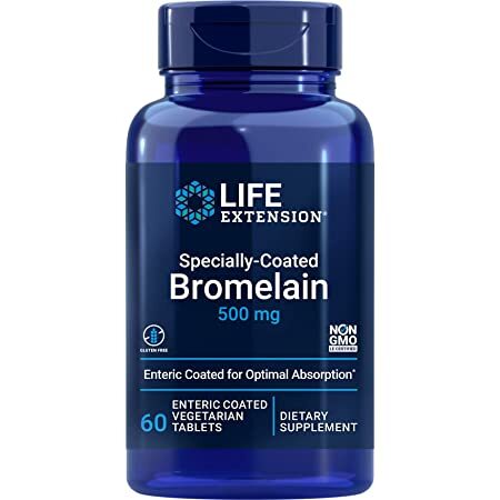 Magensaftresistentes Bromelain, 500 mg – 60 magensaftresistente vegetarische Tabletten