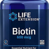 Biotin, 600mcg - 100 caps