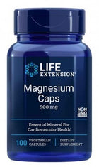 Magnesium Caps, 500mg - 100 vcaps (EAN 737870145912)