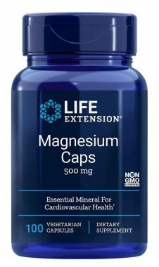 Magnesium Caps, 500mg - 100 vcaps (EAN 737870145912)