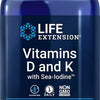 Vitamins D and K with Sea-Iodine - 60 caps