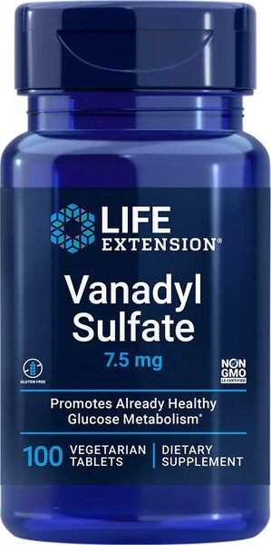 Vanadylsulfat, 7,5 mg – 100 vegetarische Tabletten