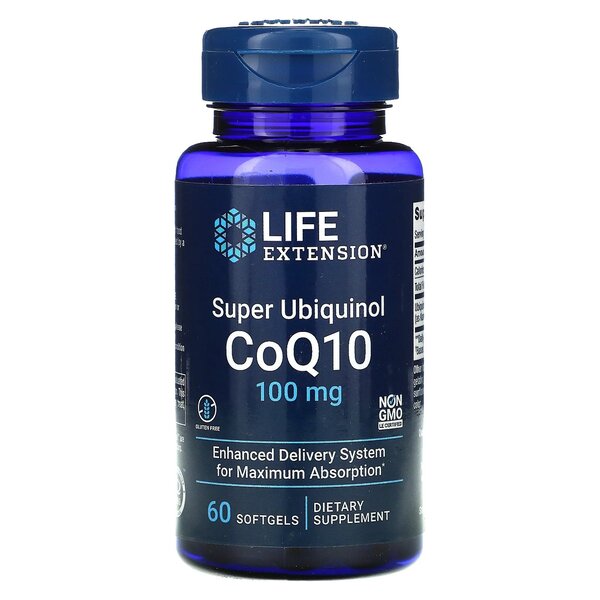 Super Ubiquinol CoQ10, 100 mg – 60 Weichkapseln