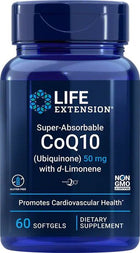 Super-Absorbable CoQ10 (Ubiquinone) with d-Limonene, 100mg - 60 softgels
