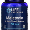 Melatonin 6 Stunden Zeitverzögerung, 750mcg - 60 vegetarische Tabletten