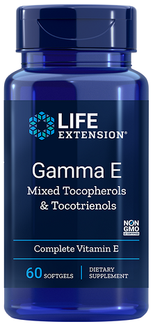 Gamma E Gemischte Tocopherole & Tocotrienole – 60 Weichkapseln