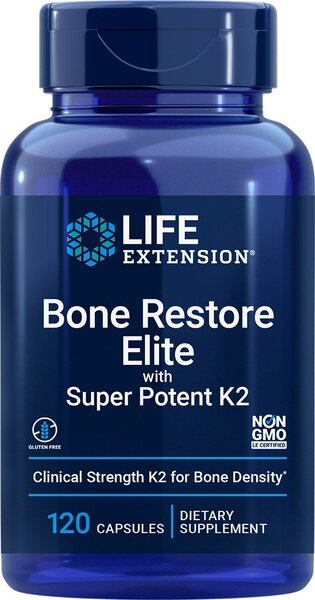 Bone Restore Elite mit hochwirksamem K2 – 120 Kapseln