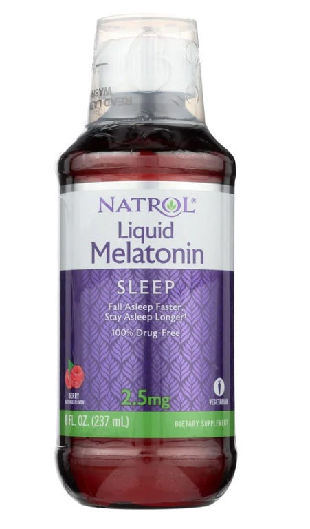 Flüssiges Melatonin, Beere - 237 ml.