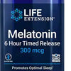 Melatonin 6 Hour Timed Release, 300mcg - 100 vegetarian tabs