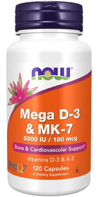 Mega D-3 & MK-7 - 120 caps