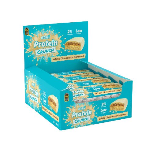 Applied Nutrition Applied Protein Crunch Bar, White Chocolate Caramel - 12 x 62g - White Chocolate Caramel