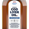 Norwegian Cod Liver Oil, 1000mg Omega 3 (Lemon-Mint) - 250 ml.
